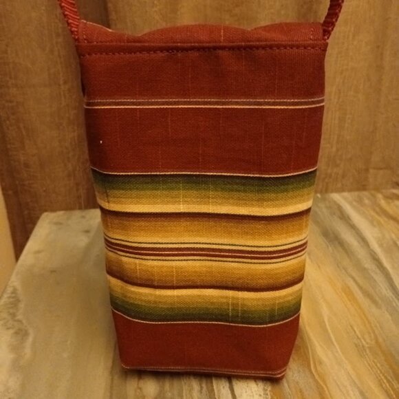 New Western Mini Pouch Sling Travel Bag Crossbody Deer Elk Tribal Sarape stripe - Picture 11 of 16